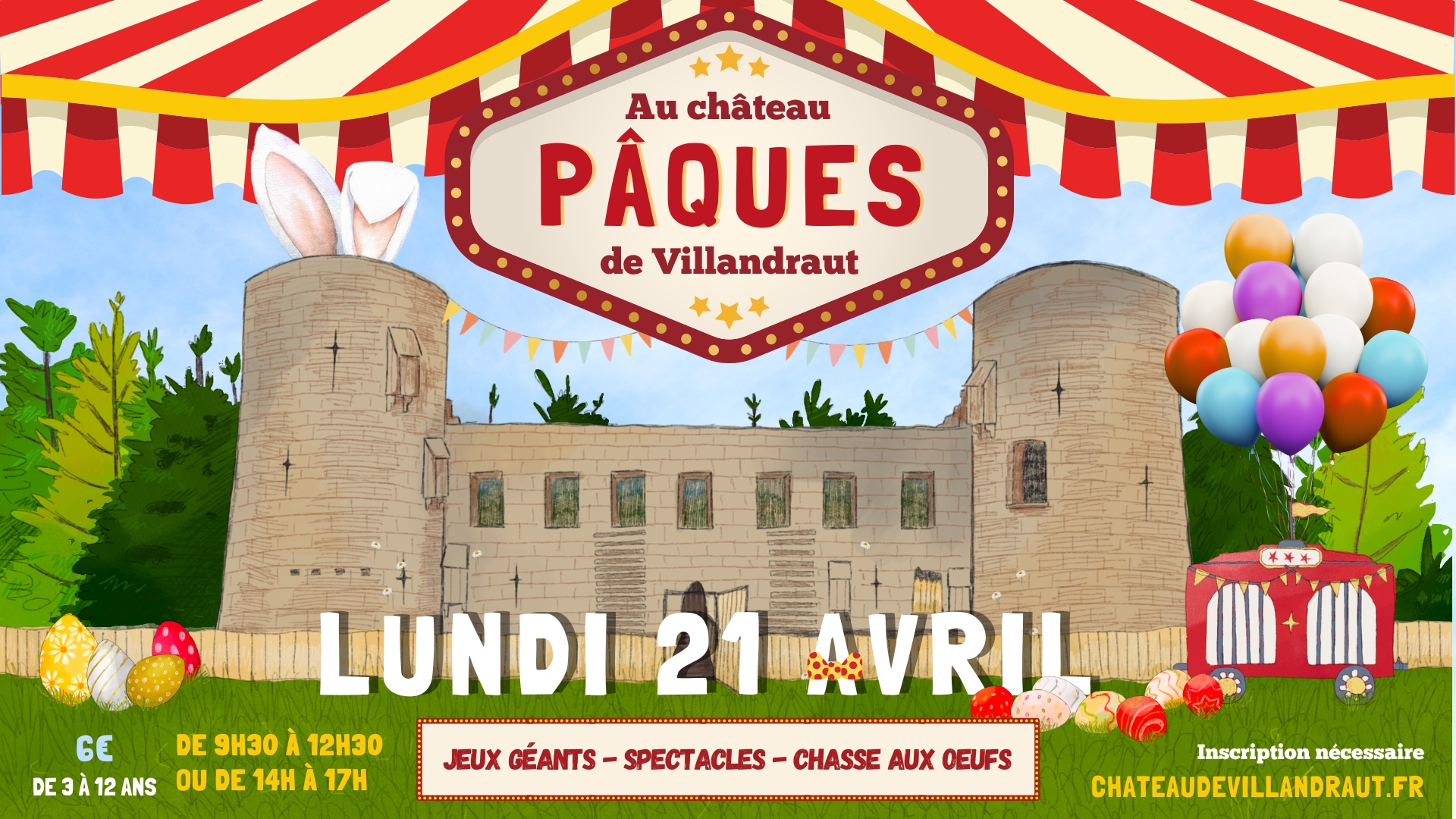 Pâques au château de Villandraut
